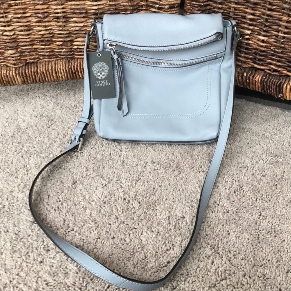 Leather Vince Camuto crossbody bag